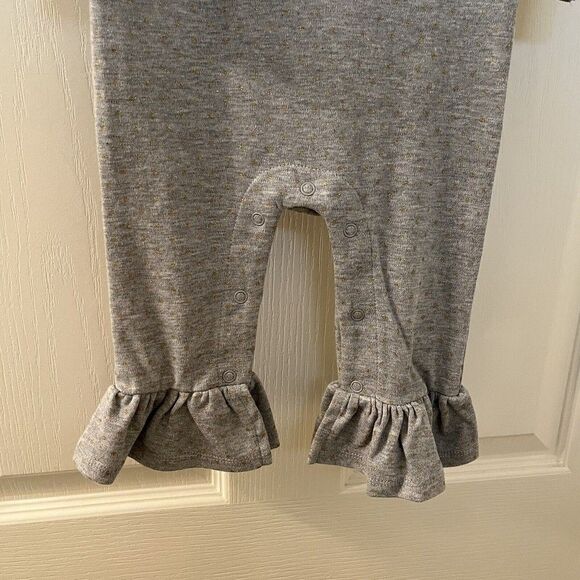 Mud Pie Baby Girl Halloween Pumpkin One Piece Romper Jumpsuit 6-9 Months NWT - Picture 3 of 10